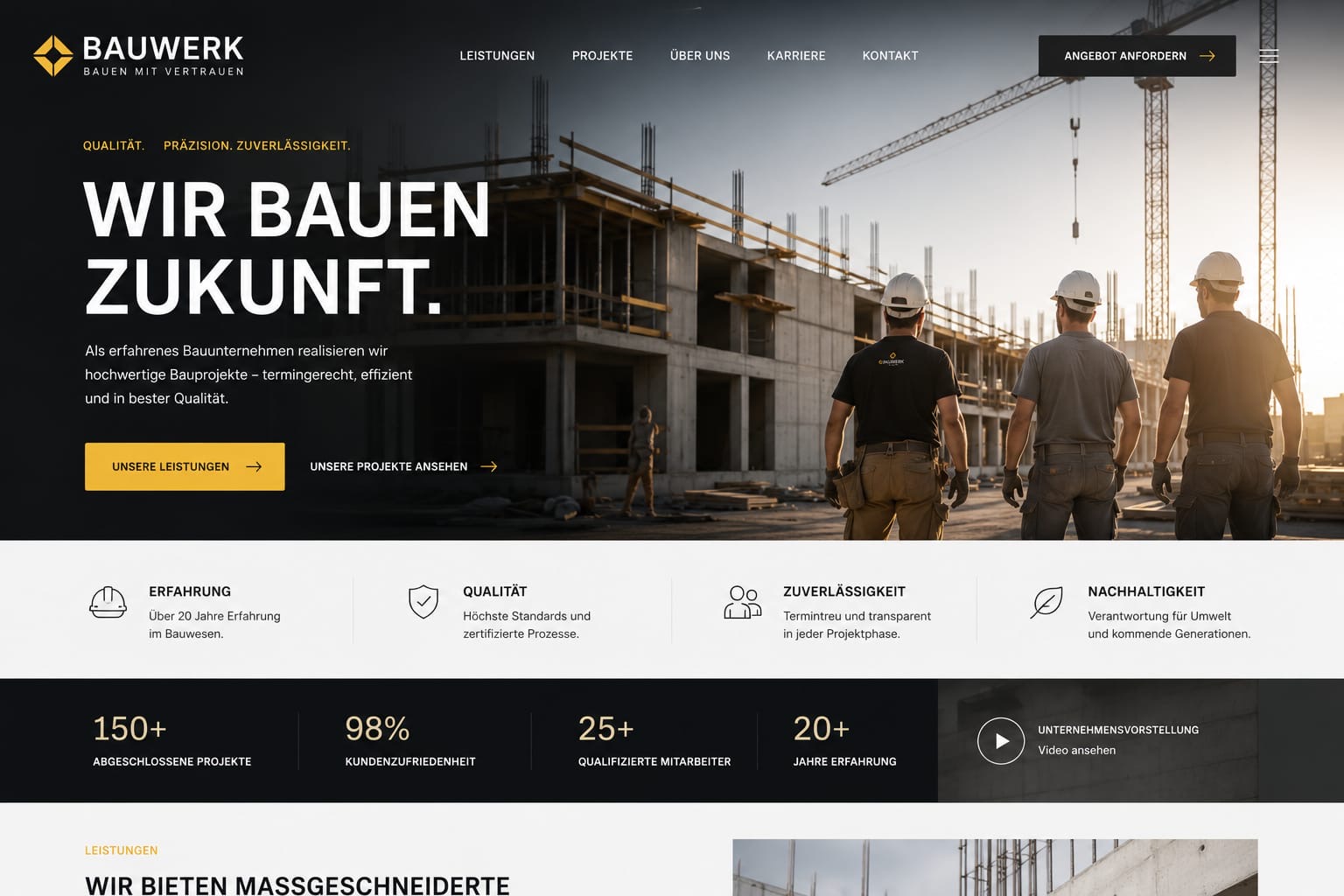 Bauwerk – Bauunternehmen